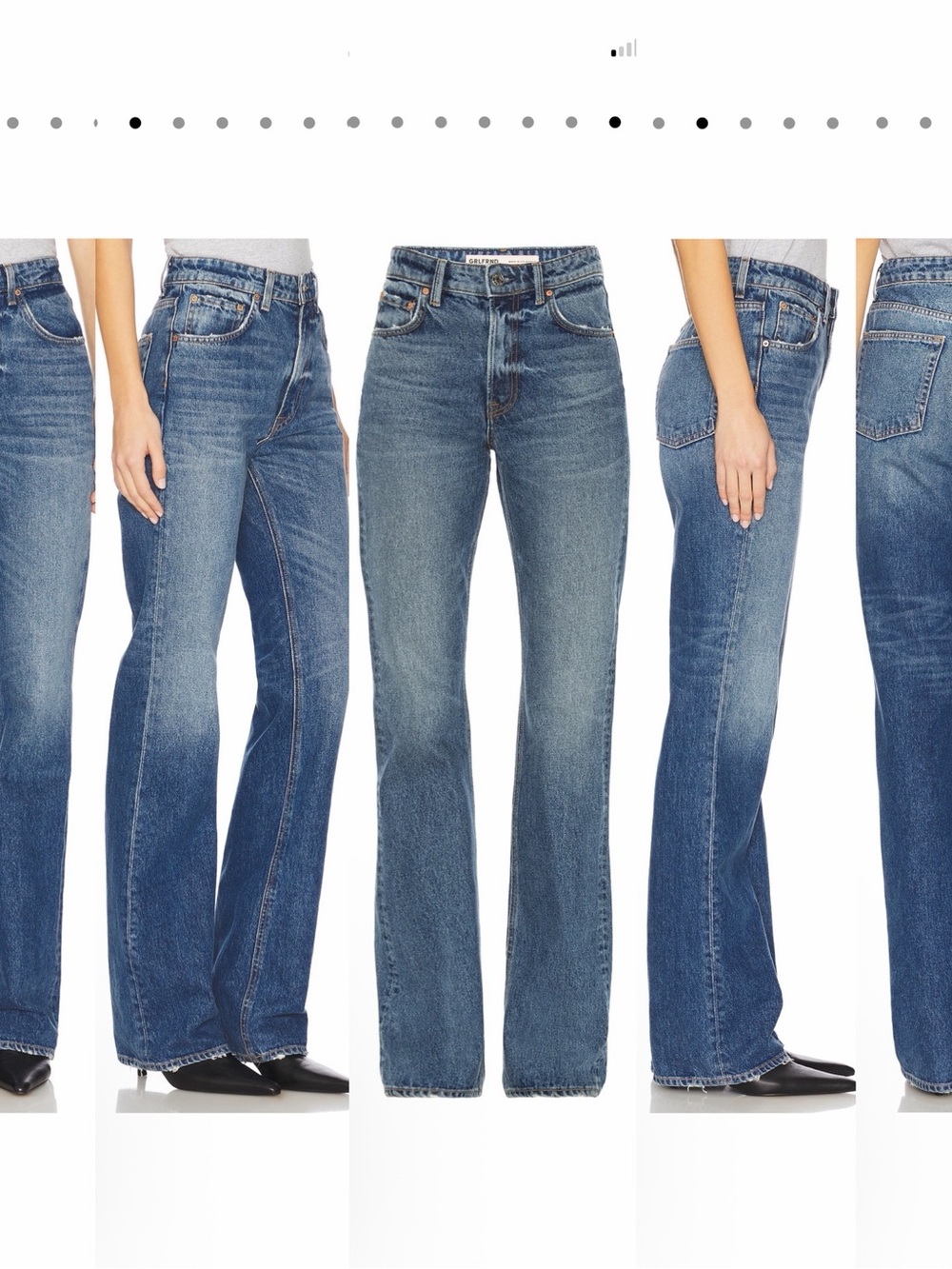 NWT Melanie High Rise Boot Cut Jeans in Los Feliz GRLFRND